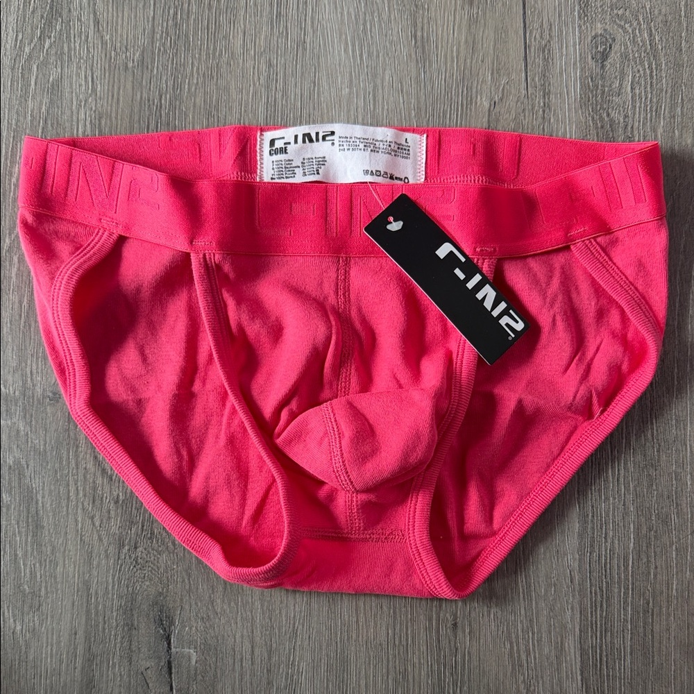 C-IN2 Men’s Core Dash Brief in Vibrant Hot Padget Pink NWT!